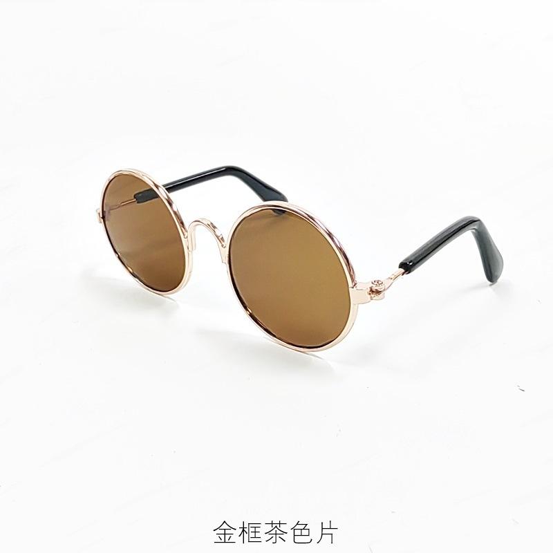 1 Pc Pet Glasses Retro Cool Hippie Style Glasses Doll Props For Photography Cat & Dog Funny Sunglasses Accessories