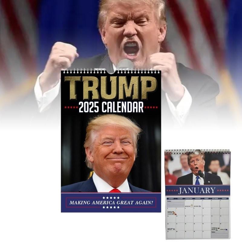 2025 Donald Trump Calendar Desktop Living Room Bedroom Decoration Pendant Wall