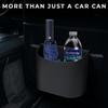 Car Trash Can - Mini Leakproof Car Trash Bin, Artificial Leather Garbage Organizer For Any Cars,Sedans,SUVs & Trucks,Easy-To-Tall Automotive Garbage