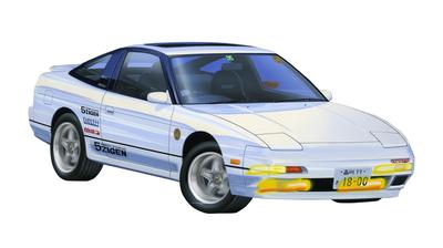 Fujimi Model Touge Series 24 Nissan 180SX 1/24 No. (RPS13 Mid-Model) Touge-24