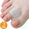 2pcs Toe Separator Insoles Ring Separation Hallux Valgus Correction Pad Foot Care Orthopedic Foot Toe Hallux Valgus Correct Tool