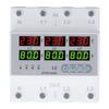 Over Under Voltage Protector 80A 3 Phase Auto Reset Voltage Protective Device DIN Rail Voltmeter Amm