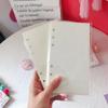 A6 6-Hole Notebook Refill: Blank, Grid, Lined Pages for Student Diaries