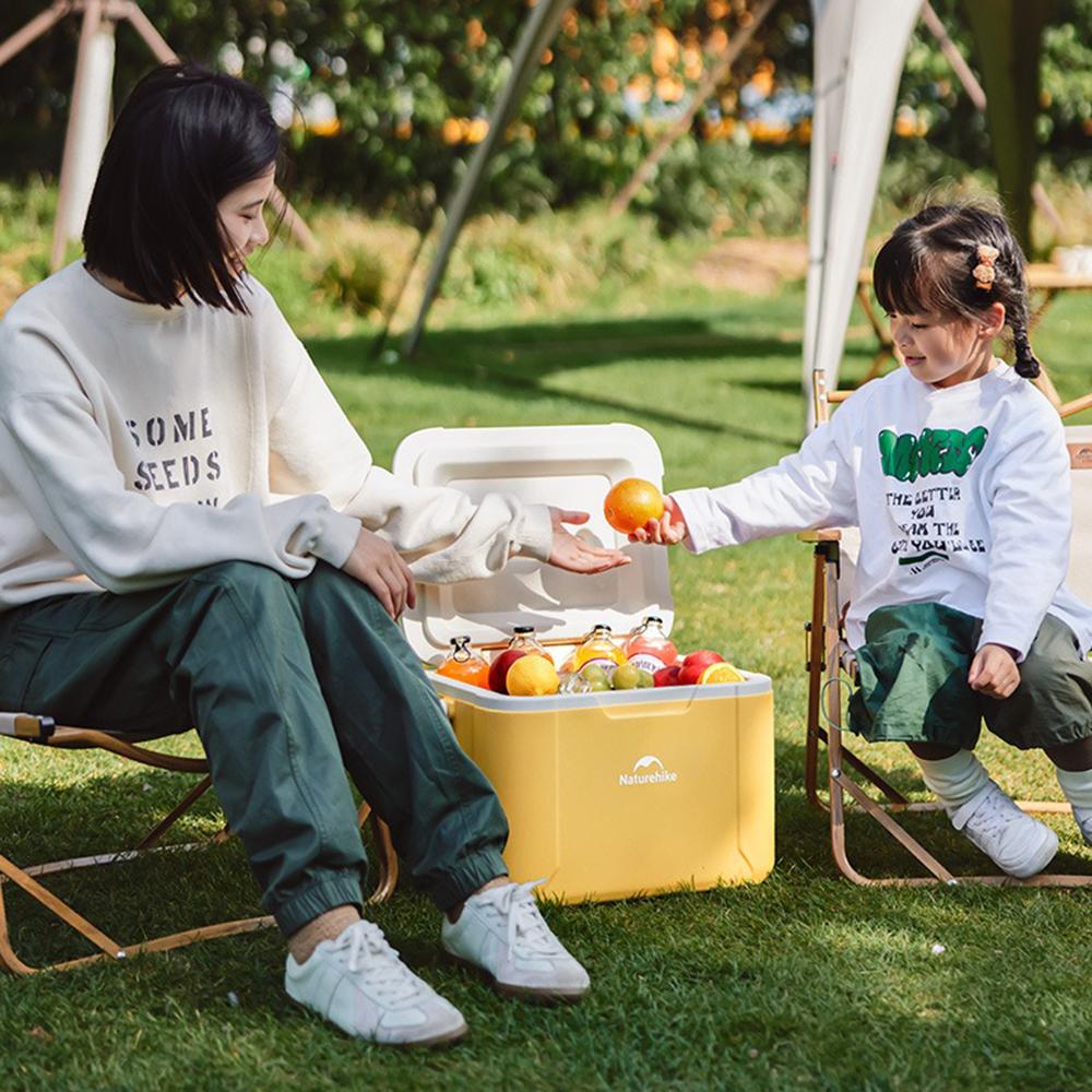 Naturehike Cooler Box Portable Incubator Refrigerator Car lce Chest Outdoor BBQ Camping Fishing lce Box Bucket Heat Preservation