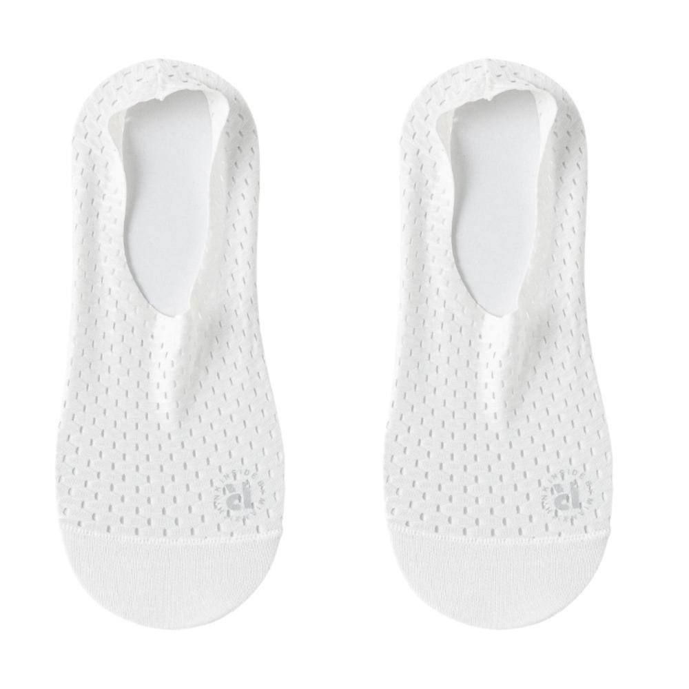 

Мужские носки до щиколотки с противоскользящим эффектом, полые, невидимые сетчатые носки, простые мужские носки-лодочки, лето лето 2 Pairs White