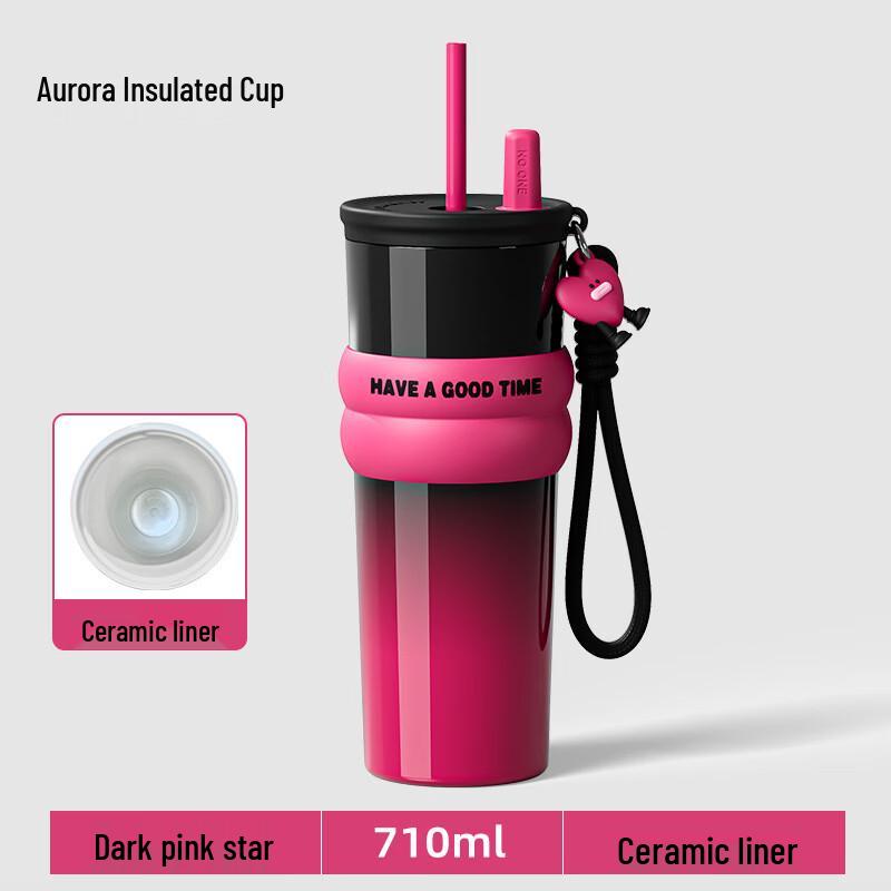 OLOEY Stainless Steel Insulated Tumbler with Ceramic Liner