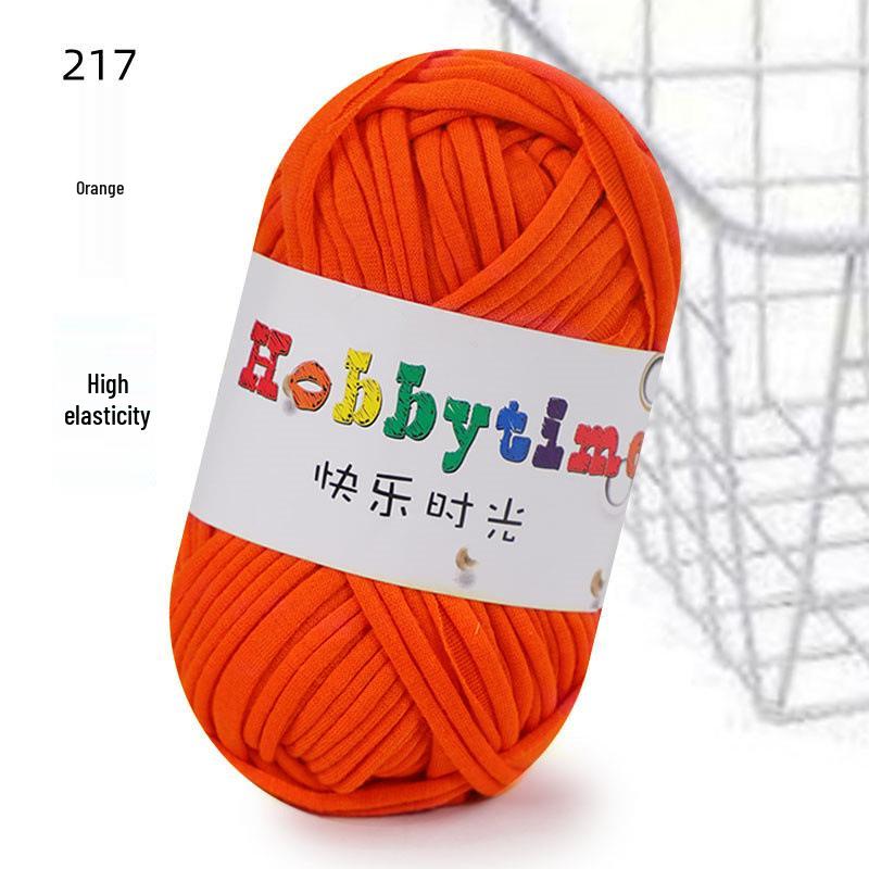 Cloth Strip Yarn DIY Crochet Kit: Handmade Bag, Knitting Material for Cushions, Carpets, and Dolls