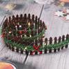 Magical Panels With LED Light Tree Tree Small Fence Christmas Elf Prop Miniature With LED Christmas Tree Fence