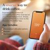 Ember Temperature Control Smart Mugs, 2 10oz Silver, 1.5 Hour Battery Life, App-Controlled Heated Coffee Mugs - Improved Design