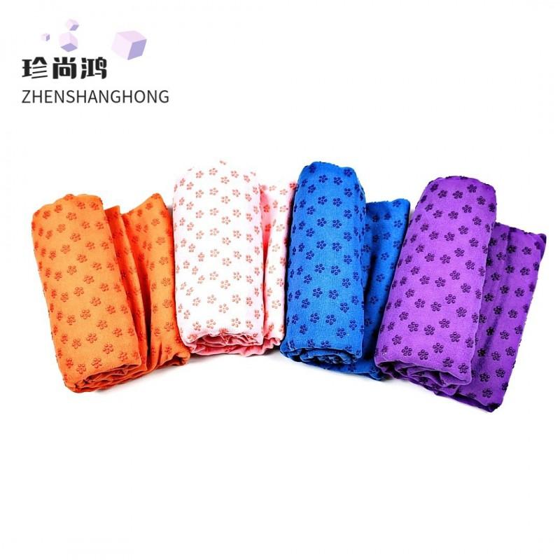 Non-Slip Yoga Towel Mat Home Gym Exercise Pilates Hot Sweat Absorbent Microfiber Fitness Blanket Portable
