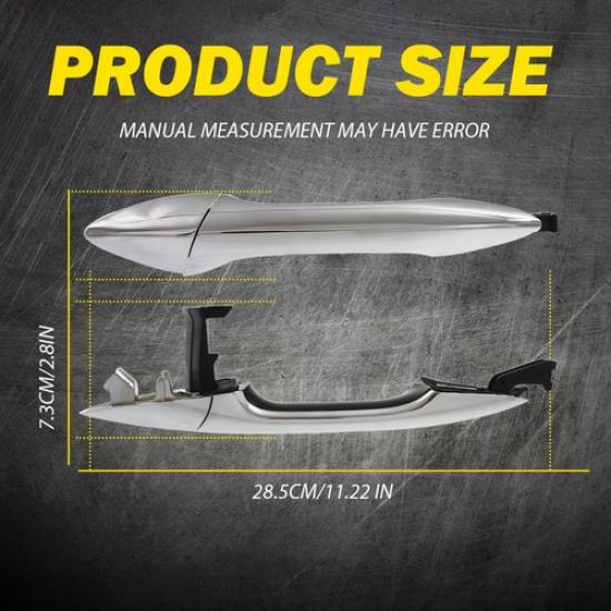 Exterior Outer Rear Left Driver Side Door Handle For 2011-2016 Hyundai Elantra N