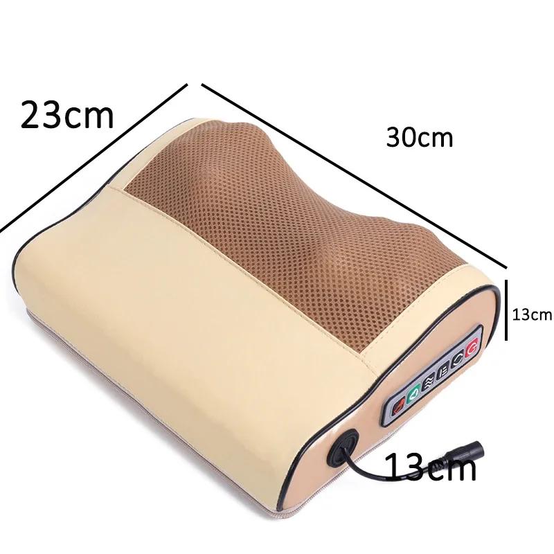 2025 New Electric Massager Pillow With Infrared Heat Deep Tissue Kneading Pain Relief For Neck Back Shoulder Leg Massager