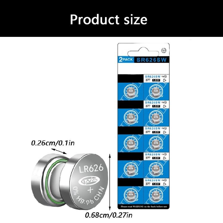 10pcs/20pcs AG4 Coin Cell LR626 Button Batteries Energy Supply For Small Electronics Secure Design Watch Battery