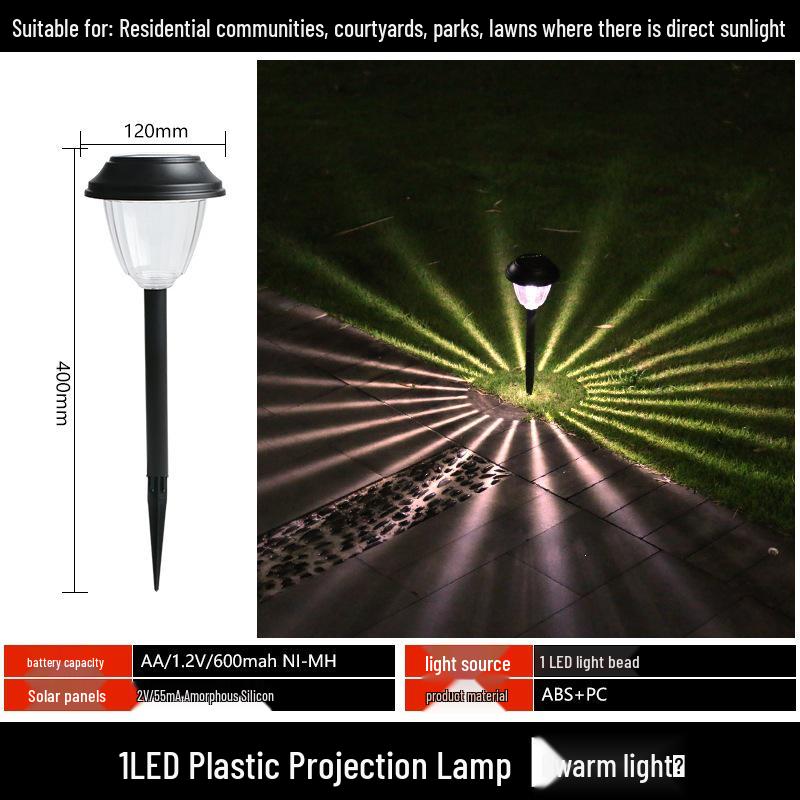 Waterproof Solar Yard and Lawn Decorative Lights for Outdoor Garden and Villa Arrangement