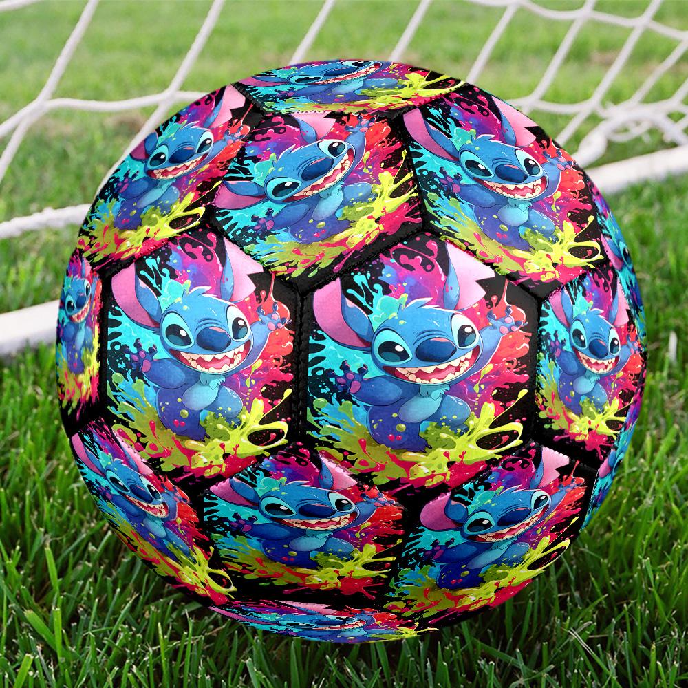 1PC Cartoon Aloha Alien Size 5 Soccer Balls, High-Quality, Anti-Slip, Protective Football, a Unique Gift Suitable for Birthdays, Christmas
