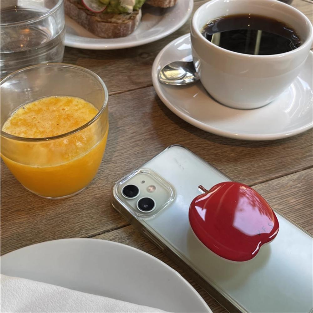 Ins Korean Cute Cartoon Red Griptok Phone Holder Stand For iPhone Samsung Universal Accessories Finger Bracket Support