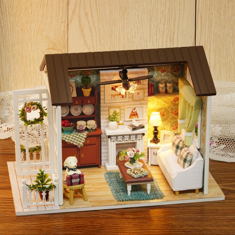 

Good Times DIY Miniature House Kit - Creative Wooden Craft for Adults, Heartwarming Christmas Gift & Collectible Home Decor