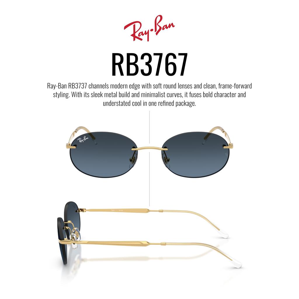 Occhiali da sole 0RB3767 ARISTA BLUE GRADIENT DARK GREY 54mm Ray-Ban
