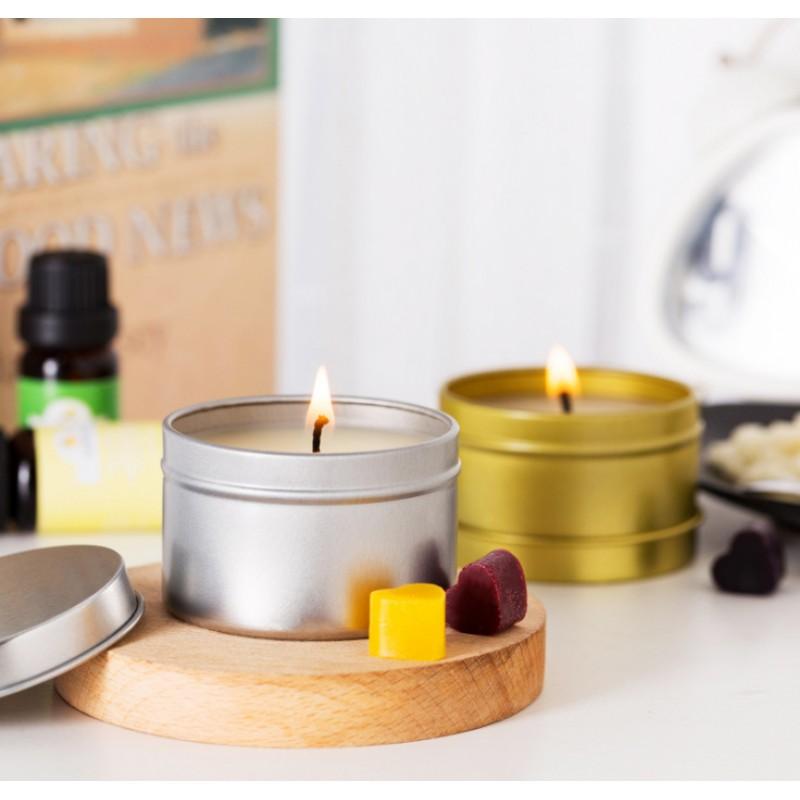 DIY Scented Candle Making Kit With Tin Container Beeswax Soy Wax Options Home Crafters