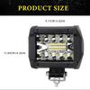 1PC 60W Offroad LED Work Light 12V Spot Flood Combo Pods For SUV ATV Truck Boats Car LED Headlights Fog Lamps Accessories