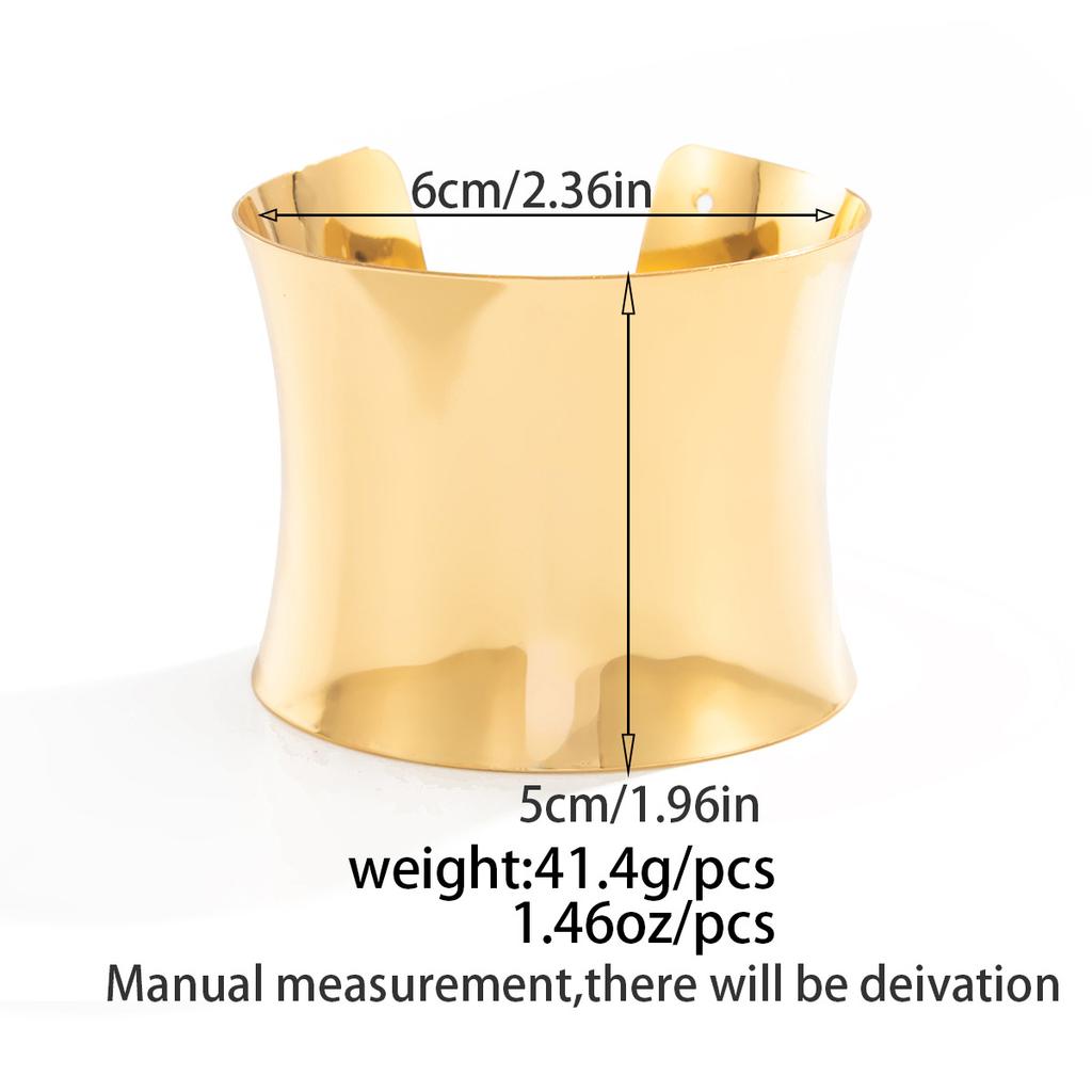 DIEZI One Set Punk Hip Hop Cuff Bangles Bracelets Vintage Gold Color Round Hollow Out Geometric Bangles For Women Men Jewelry