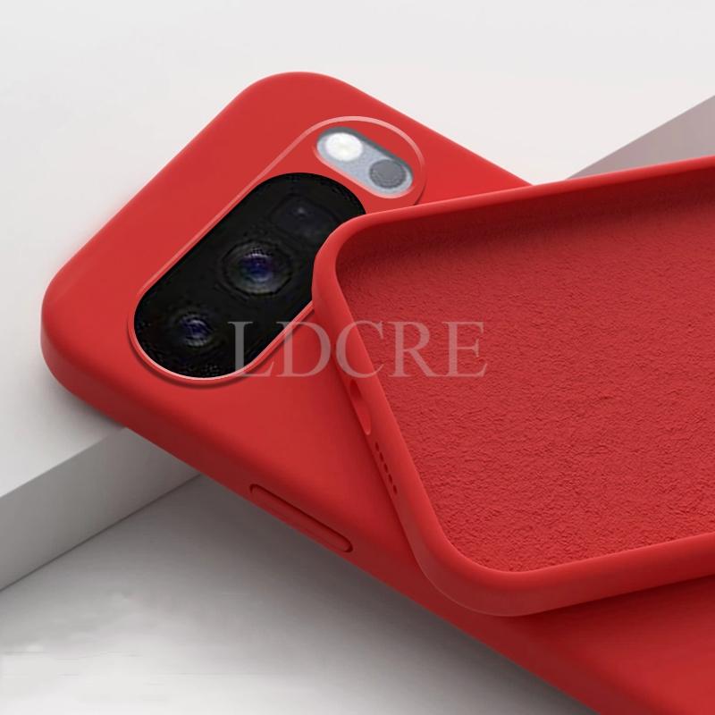 Liquid Silicone Plain Cover For Google Pixel 10 Pro Case Pixel 10 Pro Cover TPU Rubber Phone Protect Case Pixel 10 Pro X6 Cover