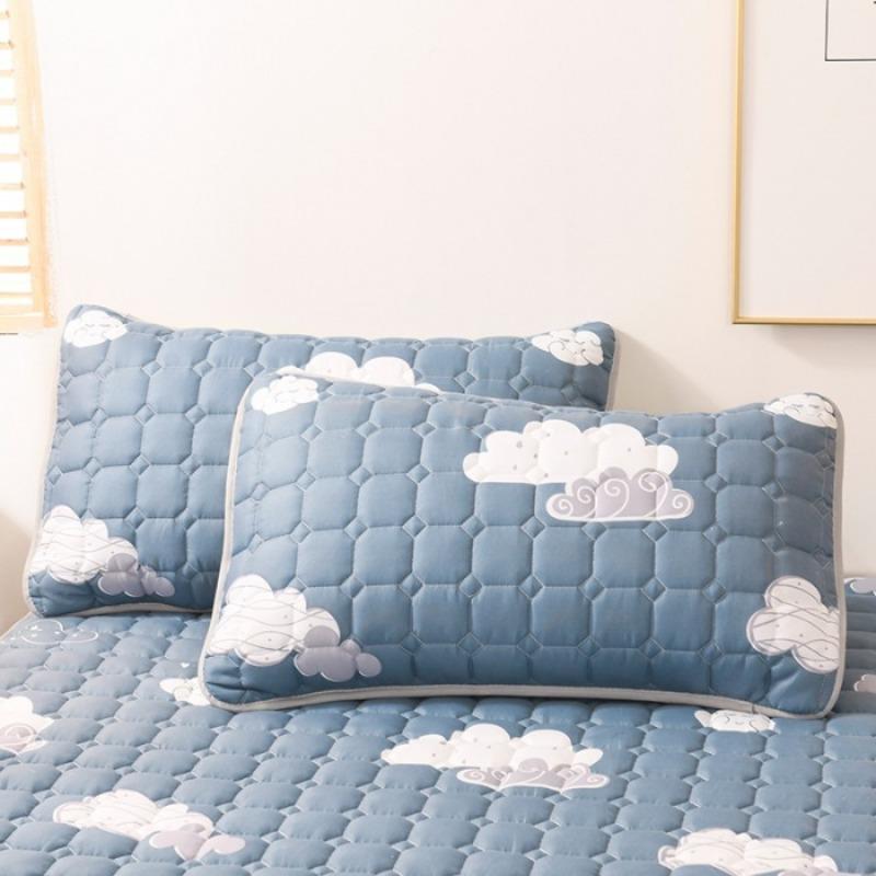Sheet single piece padded thickened Simmons mattress protective cover polished mattress cover mattress cover all inclusive bed sheet dust cover