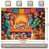 One party banner background decoration photos for the Halloween celebration room decoration wall decoration