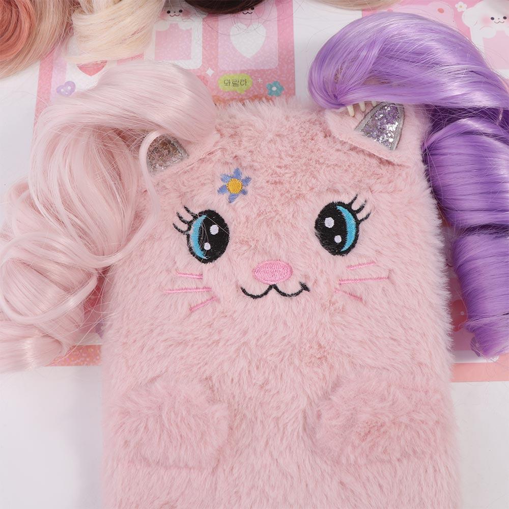 Ponytail Cotton Doll Chemical Fiber Wig Clamping Doll Long Curly Hair Ponytail  BJD Doll