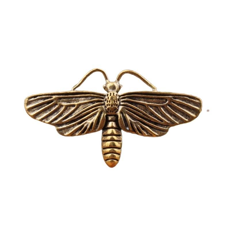 Brass Retro Butterfly Figurine Home Decor Ornament for Home Decoration Crafts Butterfly Statue Home Decoration