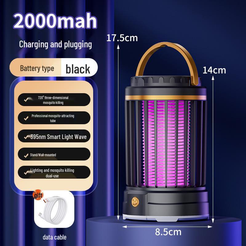 3-in-1 Camping and Home Night Light with Electric Mosquito Killer
