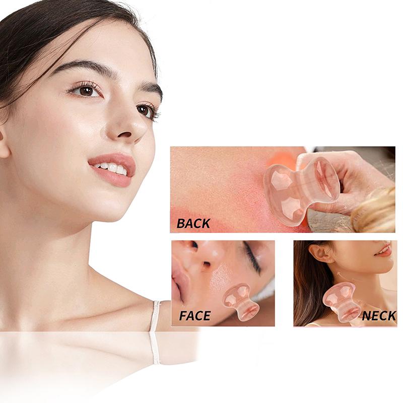 1 Pcs Natural Resin Mushroom Shape Massager Facial Roller Beauty Massage Eye Neck Care Slimming Tools Health Beauty Tools