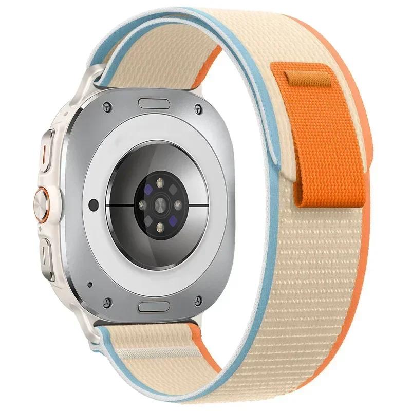 Trail Loop Nylon Strap for Samsung Galaxy Watch Ultra 47mm No Gaps Sports Bracelet Watchband for Samsung Watch Ultra band Correa