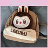 Labubu Cute Lamb Wool Puffy Bag With Adjustable Straps For Teen And Adult