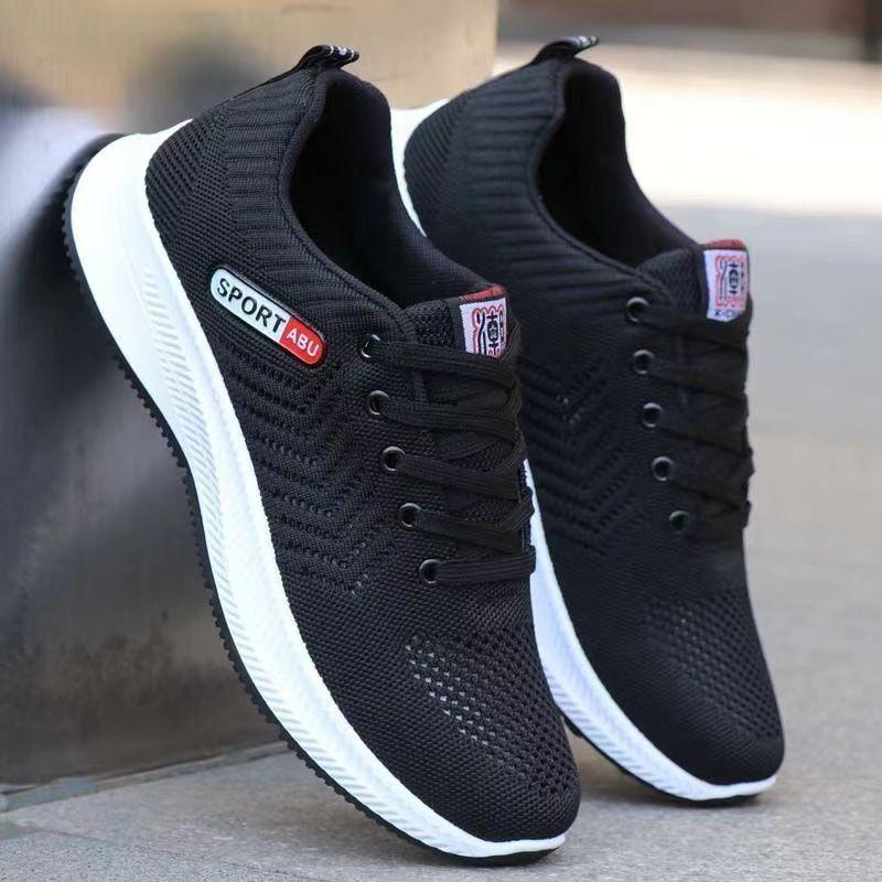 Breathable casual sports shoes for men, fly woven mesh shoes, fashionable and trendy shoes, lightweight and comfortable