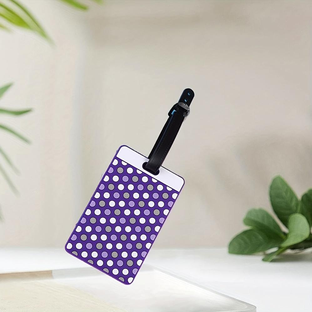 4 st Mjuk Plast Tre-dimensionell Bagagetagg Bagagetagg Enkel Checktagg Flygplansbagagetagg Tagg