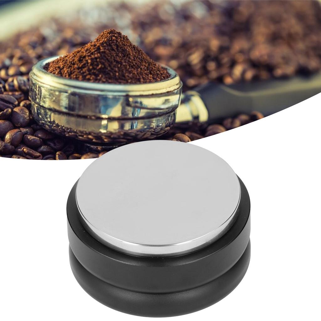58mm Coffee Tamper Stainless Steel Coffee Distributor Leveler Tool Home Kitchen ToolFlat Base