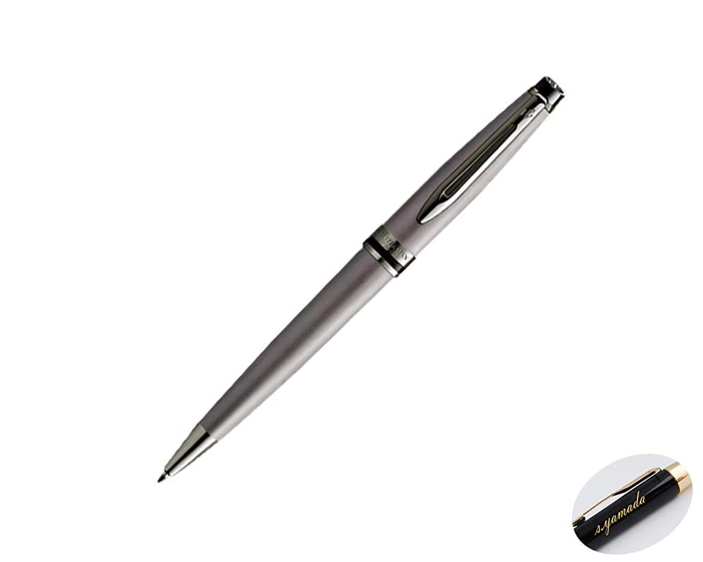 

имя подарок Шариковая ручка Waterman Expert Металлический серебристый RT [Бесплатная гравировка] [Бесплатная упаковка]