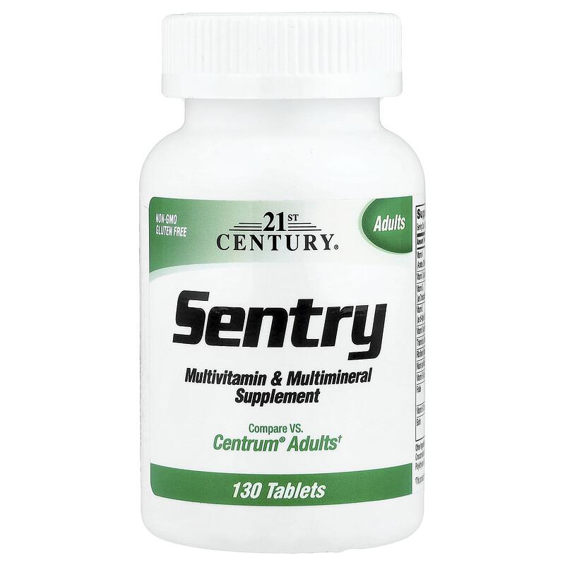 Sentry, Adults Multivitamin & Multimineral Supplement, 130 Tablets