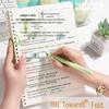 Detachable Floral Puppy B5 Binder Notebook - Comfortable and Simple