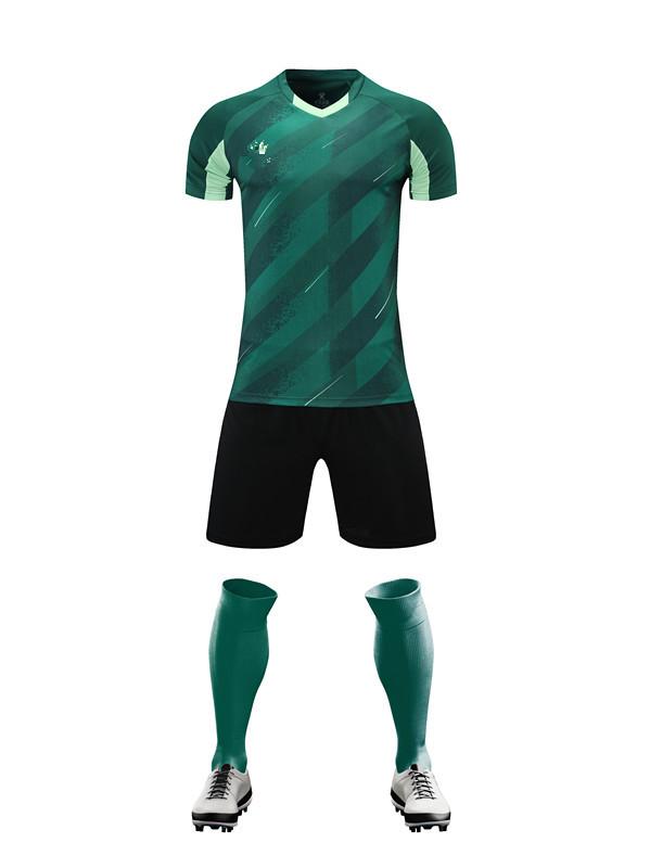 Training clothes Men and women Children Adult breathable quick-drying short-sleeved set Sports football jersey