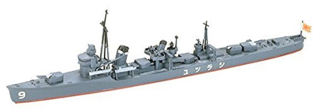 Tamiya Waterline Series 402 Imperial Japanese Navy Destroyer Shiratsuyu Plastic Model Kit 31402 1/700 No.
