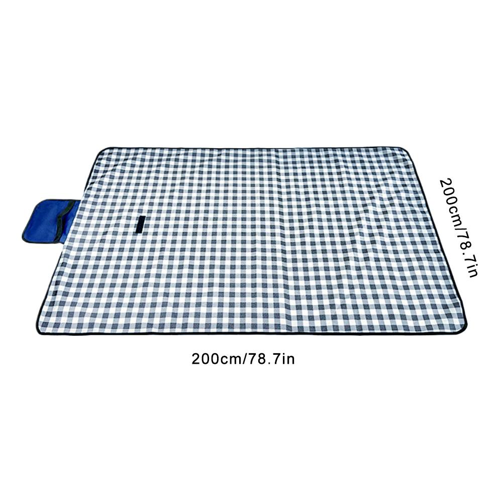 Wasserdichte Strandmatte Tragbare Feuchtigkeitsbeständige Verdickte Decke Outdoor Schlafmatten für Reisezelt Camping Picknick Familienfeier