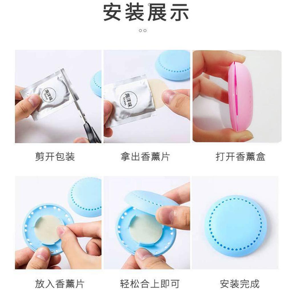Adhesive Freshener Diffuser Box, Suitable For Bathrooms, Bedrooms, Wardrobes, Cars