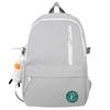 Schoolbag Casual Middle School Student Schoolbag 1011 New Korean Version Simple and Versatile Travel Backpack Trendy Couple Backpack