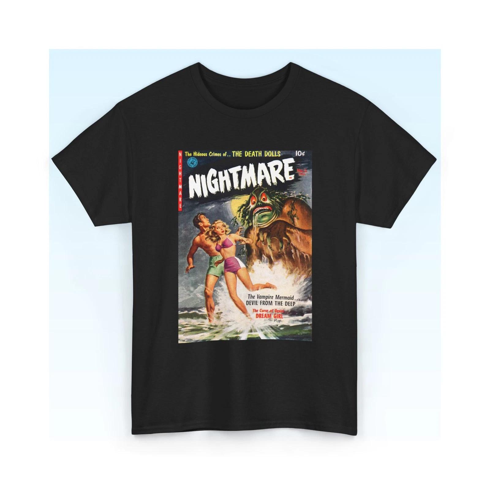 Nightmare Vintage Comic Book Cover T-Shirt S-5XL 2XL