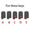 TPU Car Key Cover Case Bag Holder Shell for Toyota Camry RAV4 Avalon Auris 2 3 4 Buttons Smart Keyless Holder Protector
