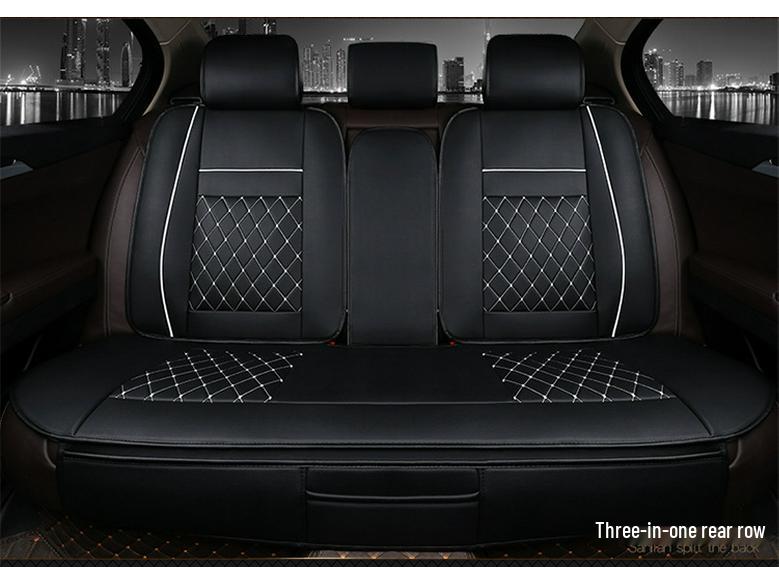 Diamond-Shaped Split Full-Surround Car Seat Cushion for All Seasons