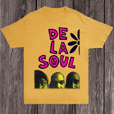 De La Soul Band Short Sleeve Yellow All Size Unisex Tee Shirt GC331