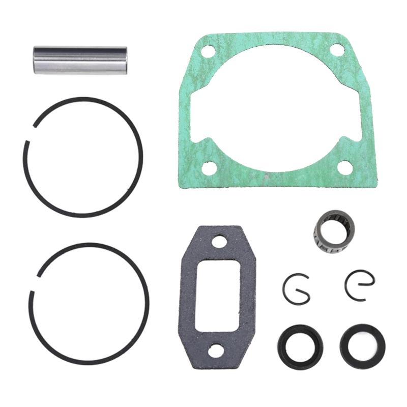 Durable Diameter 45mm Chainsaw Cylinder and Piston Set Fit 52 52cc Gasoline Oil Chainsaw for Chainsaw Engine Motor Parts